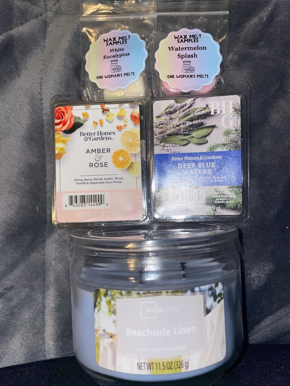 Mainstays Candle - BHG Wax Melt (x2) - TikTok Shop Sample Wax Melt (x2) - Bundle